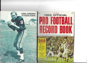 1968 OFFICIAL PRO FOOTBALL RECORD BOOK-JOE NAMATH COVER - Bild 1 von 2