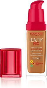 BOURJOIS HEALTHY MIX FOUNDATION 30ML   FREE LIPSTICK WITH ORDERS OVER  £20