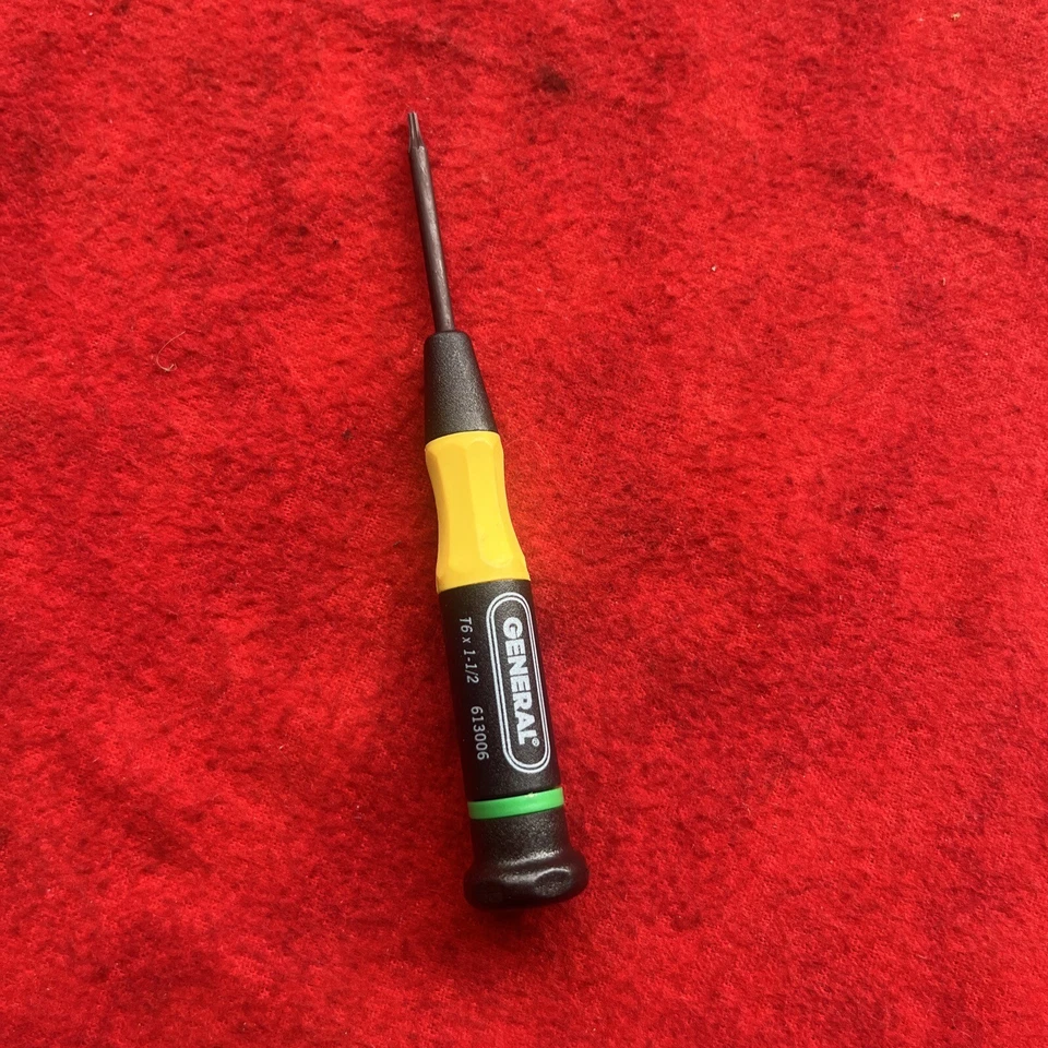 GENERAL TOOLS 613006 TORX SCREWDRIVER 76 x 1-1/2" (k23) - Image 1 of 3