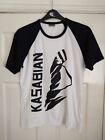 Kasabian T Shirt Size Large Raglan Label 21 Inch PTP Brixton academy