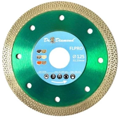 Profi Diamantscheibe 125 mm Fliesen Granit Feinsteinzeug  Diamant Trennscheiben - Bild 1 von 2