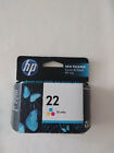 Genuine Hp 22 Tri-Color Ink Cartridge C9352an Exp. April 2012 New In Box