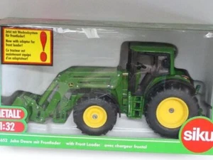 1/32 Siku John Deere mit Frontlader grün 3652 - Bild 1 von 1
