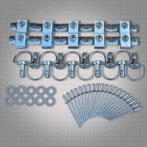 10 x NDZ1 Schnellverschluss Set Motorrad Niet Verkleidung DZUS Fastener Nieten - Bild 1 von 1