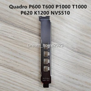 Staffa ad alto profilo completa per NVIDIA Quadro P600 P1000 T600 T1000 K1200 NVS510 - Foto 1 di 5