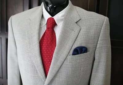 Chaqueta Abrigo Deportivo TASSO ELBA (42S) Para Hombres Gris Pata de Gallo Amarillo Ventana Foto 1 de 4