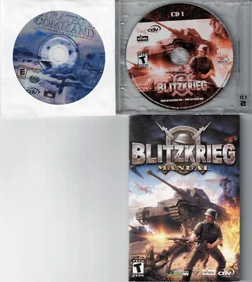 Strategic Command European Theater & Blitzkrieg Attack Is Your Defense Pc New XP - Image 1 of 2
