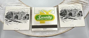 Decorah IA Iowa SECURITY BANK & TRUST Advertising Matchbook Tobacco Winneshiek - Picture 1 of 3