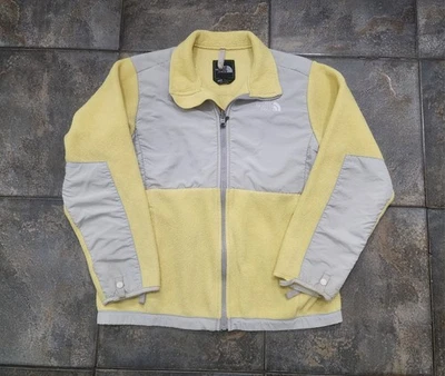 Vintage Y2K North Face Girl's Large Yellow Polartec Denali Fleece Jacket - Image 1 of 4