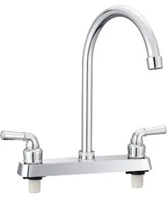 ABS Kitchen Faucet 8" Main Body,Non-Metallic RV Kitchen Faucet 360° Rotatable... - Picture 1 of 10