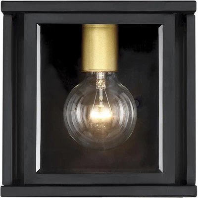 Aplique de pared negro Nuvo Lighting 60/6411 Payne 1 luz 8 pulgadas Foto 1 de 4