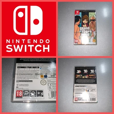 Grand Theft Auto The Trilogy: Definitive Edition GTA (NEW) • Nintendo Switch - Image 1 of 4