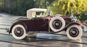 Franklin Mint 1925 Hispano-Suiza H6B Burgundy-White 1:24 scale - Picture 1 of 9