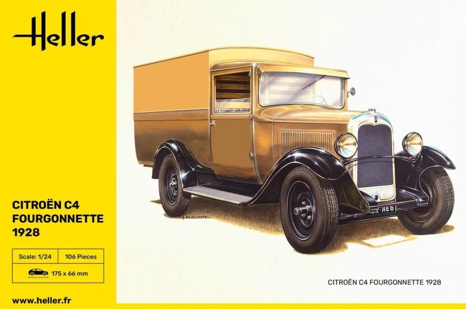 1/24 Modello CITROEN C4 FURGONCINO 1928 - HELLER 80703 - Immagine 1 di 1
