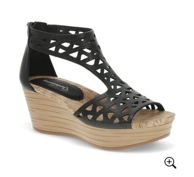 BareTraps Miriam Wedge Sandals Sz 11M Color Black - Image 1 of 4