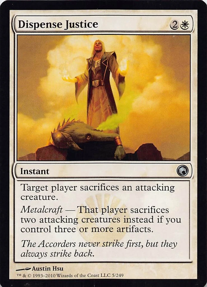 Dispense Justice U Scars of Mirrodin 5 NM - Image 1 of 1