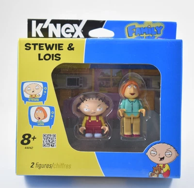 K'Nex Family Guy Stewie & Lois Buildable Figures 44042 NIB - Image 1 of 4