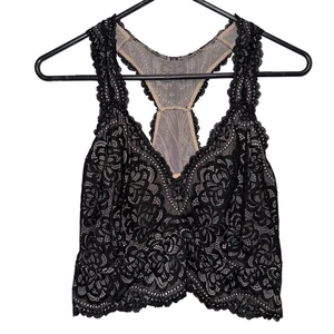 Torrid Curve Black Lace Racerback Bralette Size 3 - Picture 1 of 5