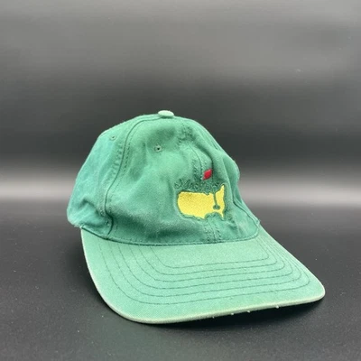 Sombrero verde American Needle vintage 1999 Masters con logotipo y prendedor Masters 1999 Foto 1 de 4