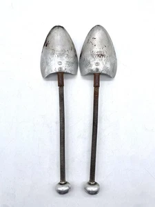 Triumph Vintage Shoe Trees Metal Men Large Spring Coil With Patina - Picture 1 of 11