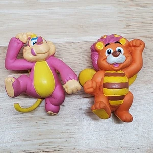 1985 Hasbro Wuzzles Rhinokey & Bumblelion PVC Figure Vintage Rare - Picture 1 of 6
