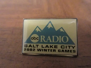 Pin SALT LAKE CITY 2002 abc Radio Medios Olimpiadas de Medios - Imagen 1 de 2