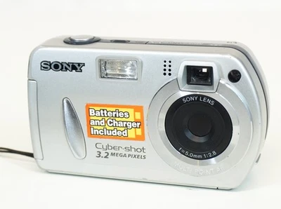 Sony Cyber-Shot DSC-P32 3.2MP Digital Camera (Tested, Working) - Image 1 of 4
