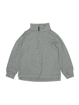 Sudadera con capucha Crewcuts gris con cremallera XS juvenil para niños Foto 1 de 2