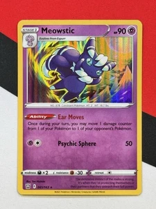 Meowstic Holo Rare 061/163 Battle Styles Pokémon PACK FRESH - Picture 1 of 1