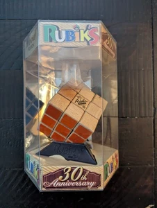 Rubik’s Cube 30th Anniversary Wood Edition Puzzle Winning Moves Games NEW IN BOX - Picture 1 of 7