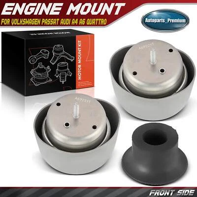 3Pcs Front Engine Mount for Volkswagen Passat 1998-2005 Audi A4 A6 Quattro S4 - Image 1 of 4