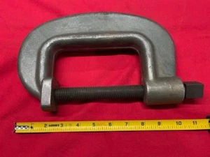 Wilton #5 C Clamp Flat Anvil Extra Heavy Duty 0-5 3/8" Drop Forged Steel - Picture 1 of 6