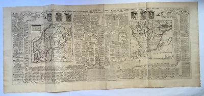 SCANDINAVIA HERALDIC 1720 HENRI CHATELAIN VERY LARGE ANTIQUE PLATE 18TH CENTURY - Image 1 of 4