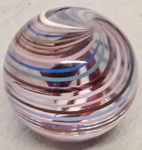 Mármol remolino núcleo sólido hecho a mano 7/8" - Imagen 1 de 5