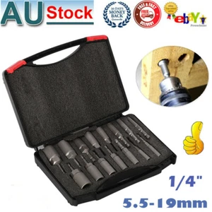 15Pcs Extra Deep Bolt Nut Bits 1/4" Metric Hex Shank Impact Socket Screw Driver - Picture 1 of 12
