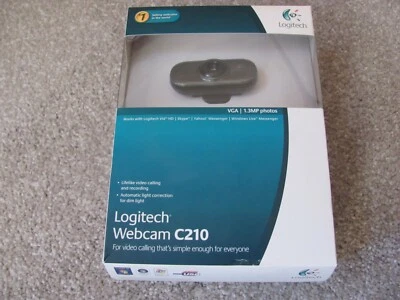 Brand New Logitech Webcam C210 VGA 1.3 MP Photos (960-000617) - Image 1 of 4