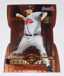 Tarjeta de béisbol 1997 Leaf Fractal Matrix X Axis troquelada marca de bronce Wohlers #130 - Imagen 1 de 2