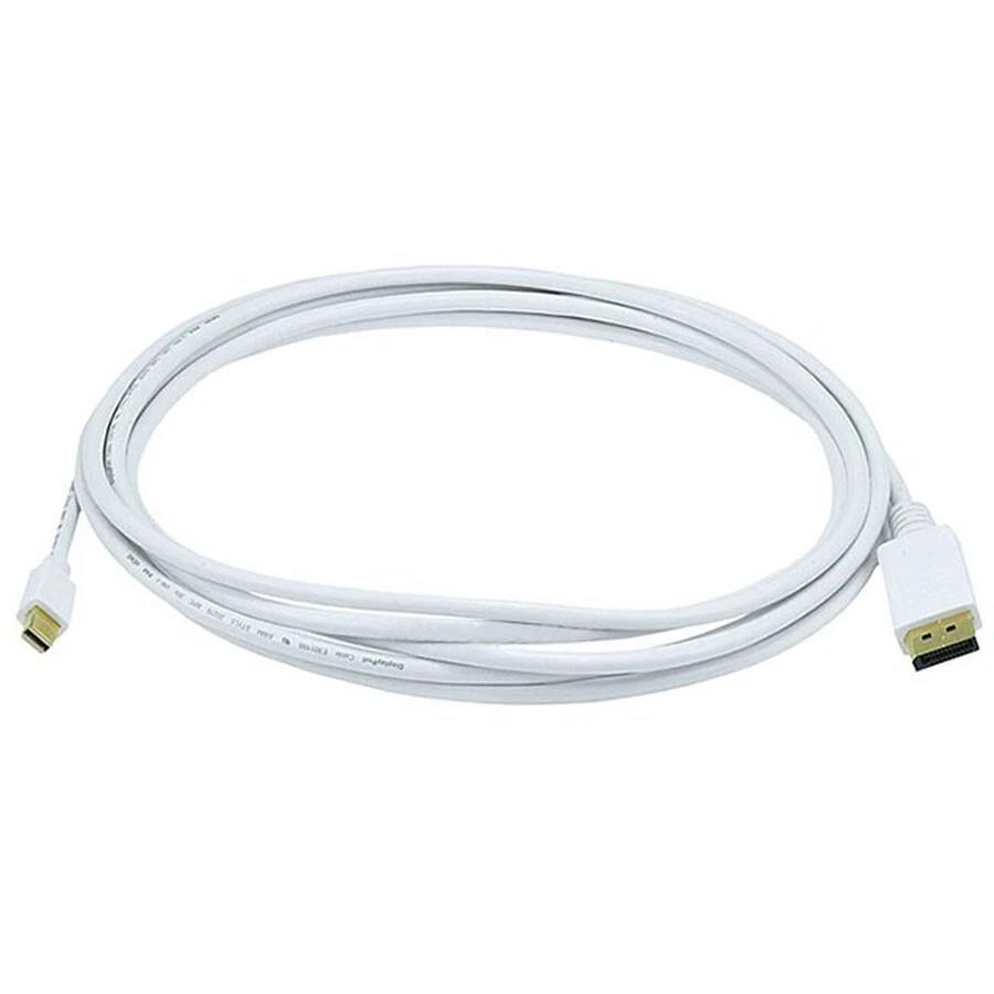 3 6 10 15 FT Mini DisplayPort MDP Male to DisplayPort DP Male Monitor Cable Cord - Image 1 of 1