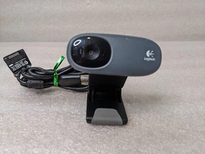 Logitech Webcam (C110 V-U0024) USB 2.0 Fold Up Clip-On Webcam Built In Mic (M) - Picture 1 of 6