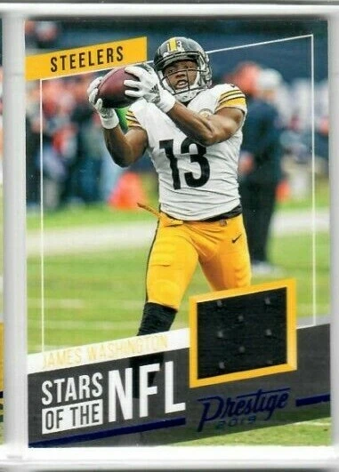JAMES WASHINGTON 2019 Panini Prestige Football  STARS OF THE NFL JERSEY STEELERS - Image 1 of 1