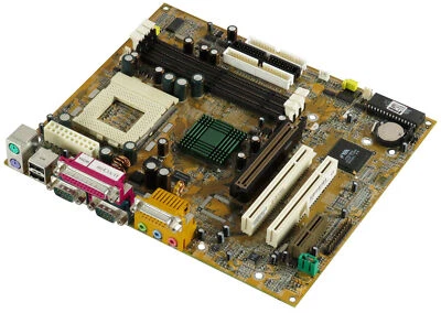 Mainboards Biostar M6VCF S.370 SDRAM AGP mATX - Image 1 of 2