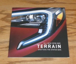 Folleto de ventas GMC Terrain 2018 original 18 SLT Denali - Imagen 1 de 2