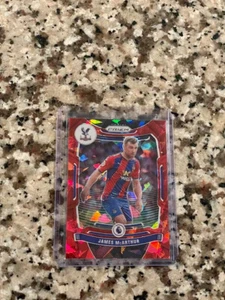 2022 Panini Prizm Premier League RED Ice SSP James McArthur Crystal Palace - Picture 1 of 1