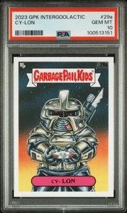 GARBAGE PAIL KIDS 2023 Intergoolactic-#29a "CY-LON" PSA 10 (Pop 1) - Afbeelding 1 van 2
