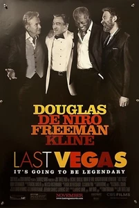 LAST VEGAS Original One Sheet Movie Poster - 2013 - DE NIRO/FREEMAN/DOUGLAS - Picture 1 of 5