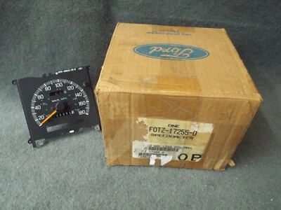 NOS 180 KMH Speedometer 1987 1988 1989 1990 1991 Ford F150 F250 Bronco Metric 87 - Image 1 of 4