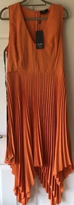 AX Paris George Orange Dress Size 18 - Picture 1 of 6