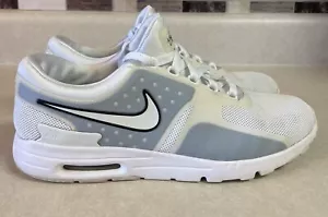 Nike Air Max Zero Women’s Shoe Wolf Grey Colorway White 857661-100 Size 12 - Picture 1 of 7