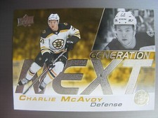 2019-20 Upper Deck Generation Next Charlie McAvoy #11 Boston Bruins
