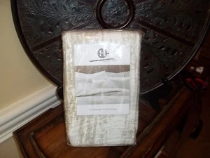 New Hotel Collection Brushstroke 100% Cotton Standard Shams Pair - Picture 1 of 3